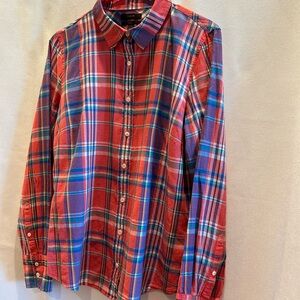 JCrew Ladies Plaid Shirt